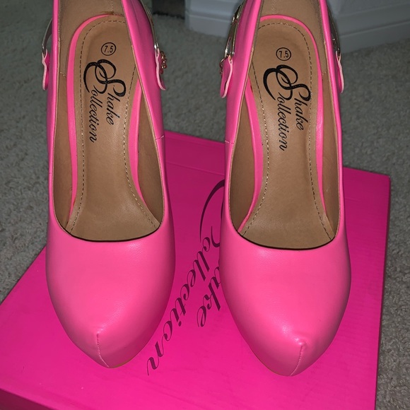 Fuchsia pumps - Picture 3 of 4